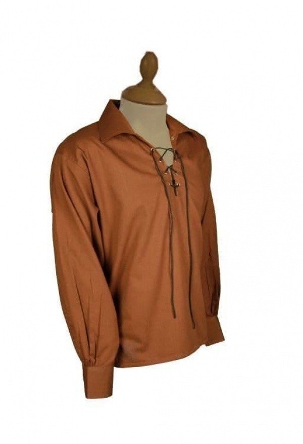 calico brown jacobite ghillie shirt