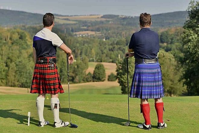 Golfing in a Kilt!
