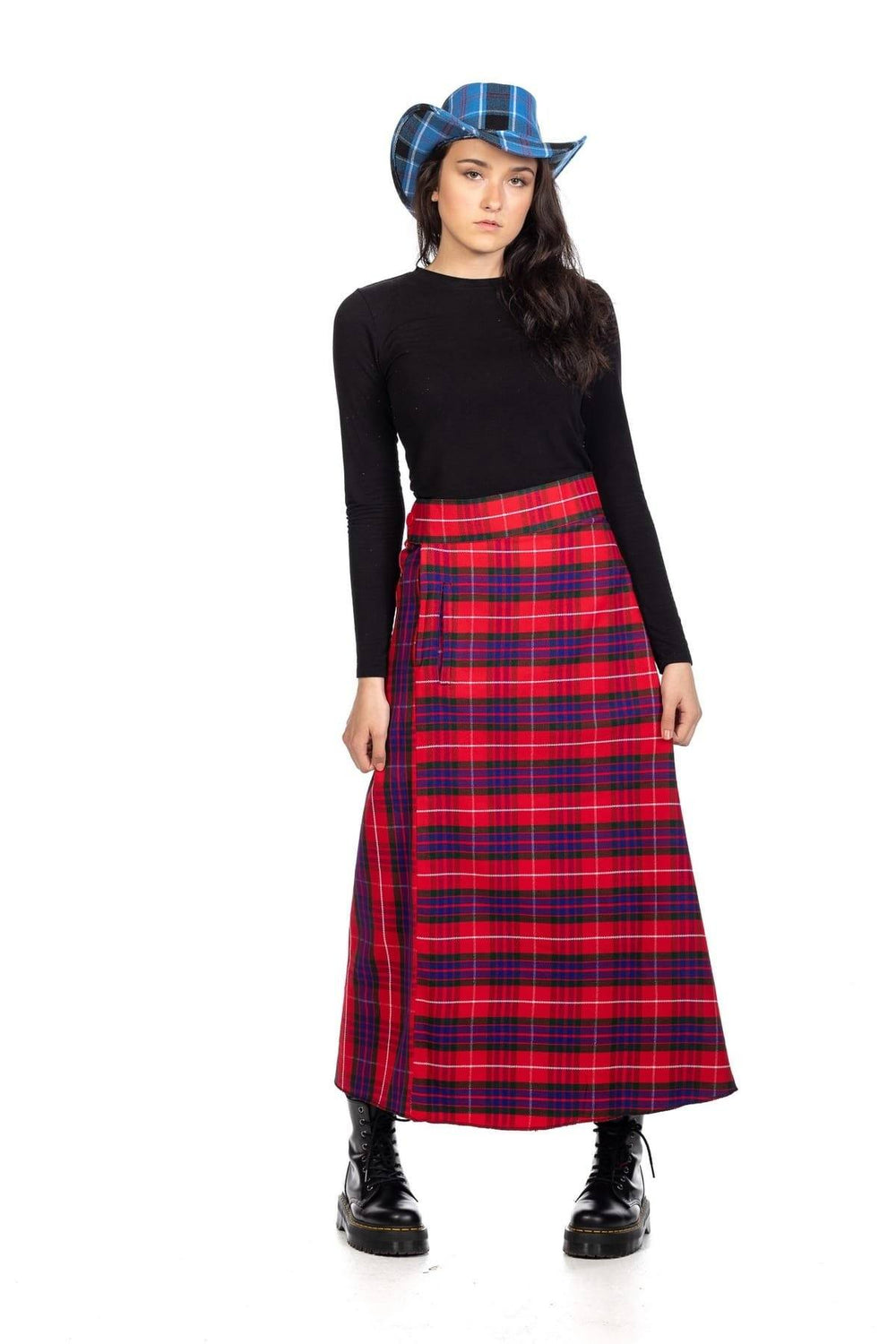 Heritage Wrap Skirt, Adjustable Waist & Modest Drape
